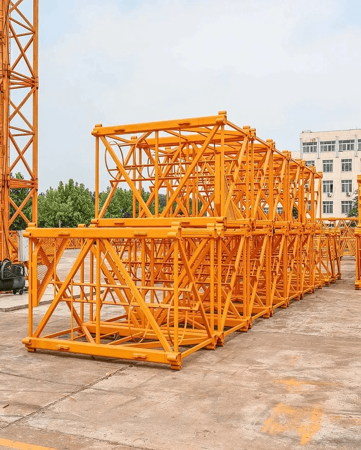 Zoomlion үйлесімді мұнара кранының діңгек бөлімі Q345 жалпақ үстіңгі мұнара кранына арналған қосалқы бөлшектерді ұзарту бөлімі пайдаланылған материал